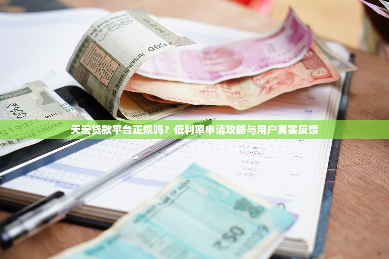 天宏贷款平台正规吗？低利率申请攻略与用户真实反馈
