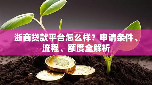 浙商贷款平台怎么样？申请条件、流程、额度全解析
