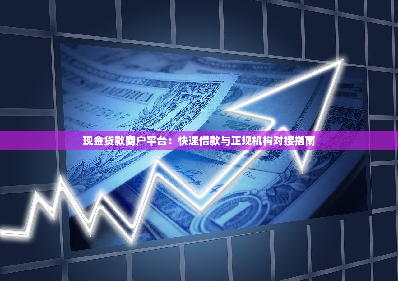 现金贷款商户平台：快速借款与正规机构对接指南