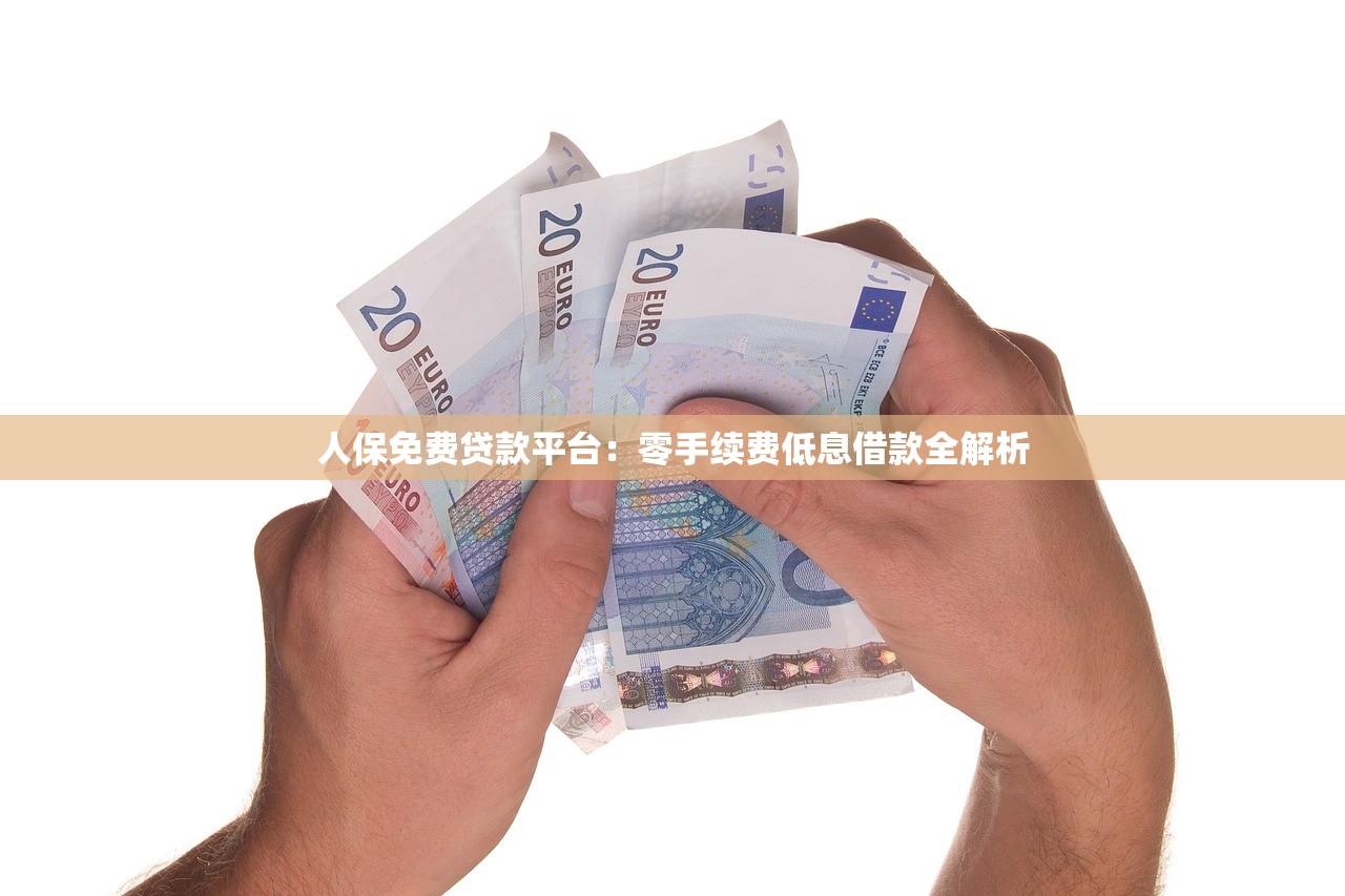 人保免费贷款平台：零手续费低息借款全解析