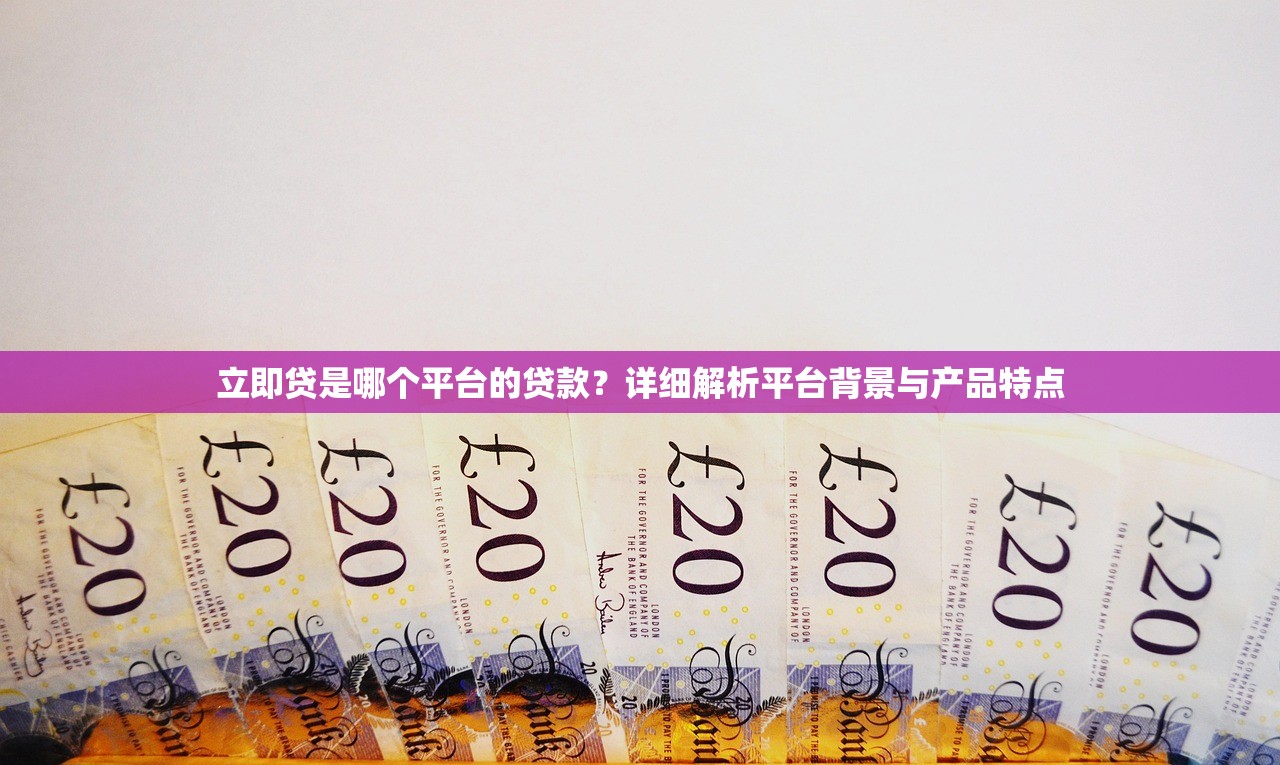 立即贷是哪个平台的贷款？详细解析平台背景与产品特点