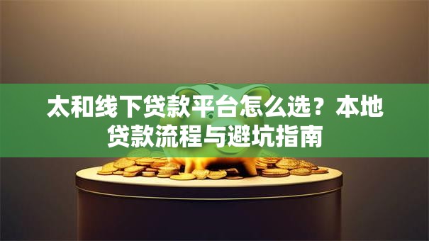 太和线下贷款平台怎么选？本地贷款流程与避坑指南
