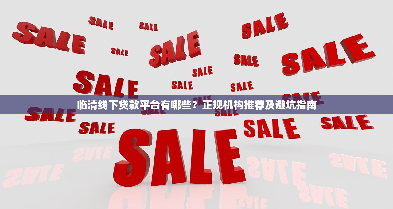 临清线下贷款平台有哪些？正规机构推荐及避坑指南