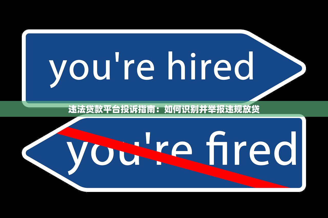违法贷款平台投诉指南：如何识别并举报违规放贷