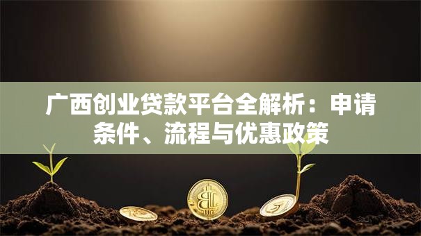广西创业贷款平台全解析:申请条件、流程与优惠政策 广西创业贷款平台全解析:申请条件、流程与优惠政策
