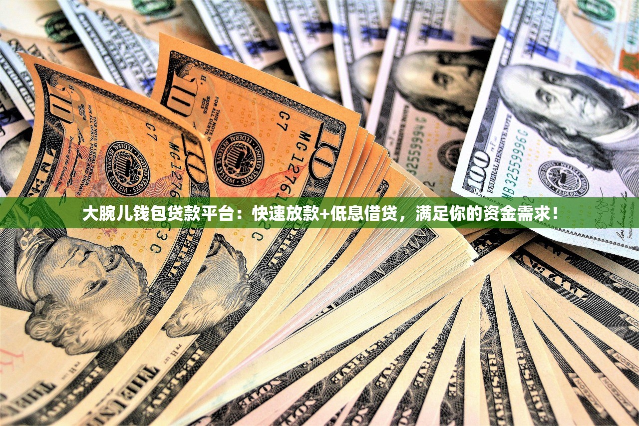 大腕儿钱包贷款平台：快速放款+低息借贷，满足你的资金需求！