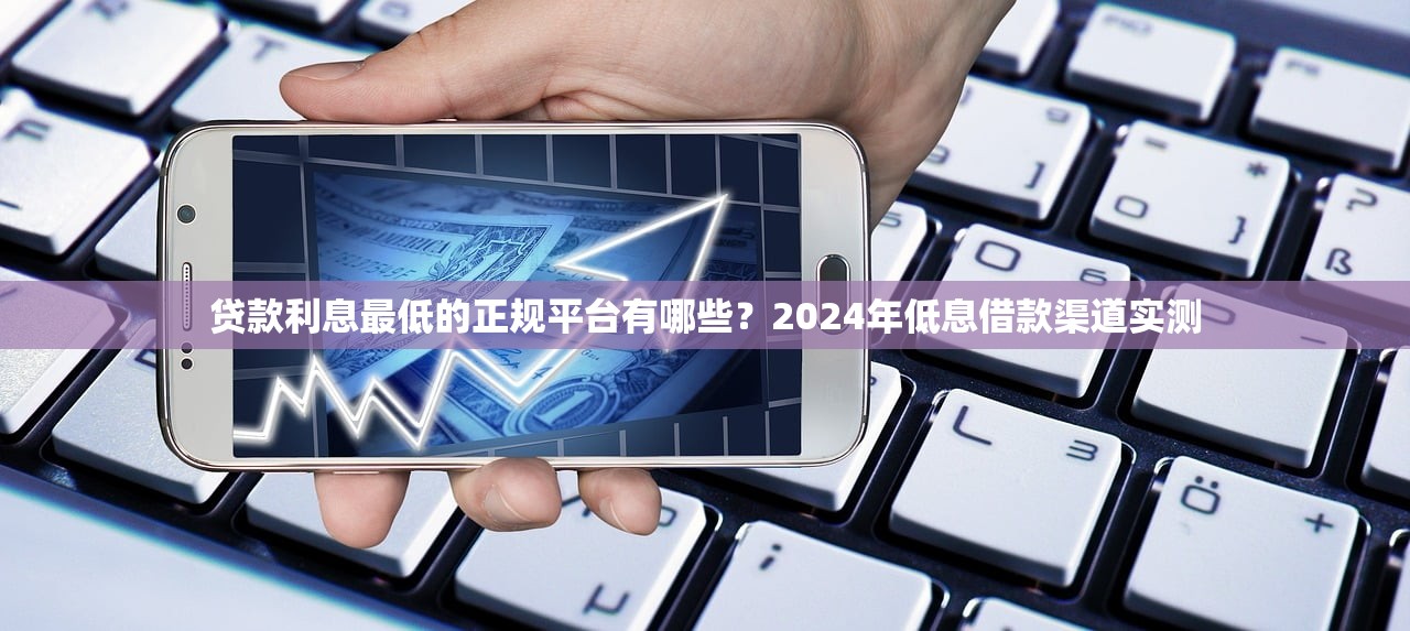 贷款利息最低的正规平台有哪些?2024年低息借款渠道实测 贷款利息最低的正规平台有哪些?2024年低息借款渠道实测