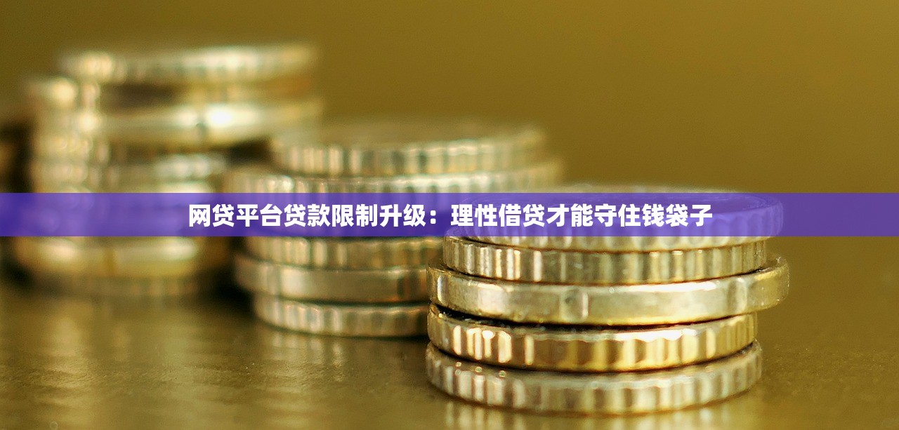 网贷平台贷款限制升级:理性借贷才能守住钱袋子 网贷平台贷款限制升级:理性借贷才能守住钱袋子