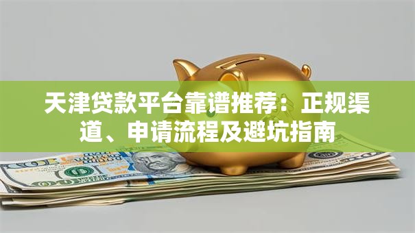 天津贷款平台靠谱推荐：正规渠道、申请流程及避坑指南