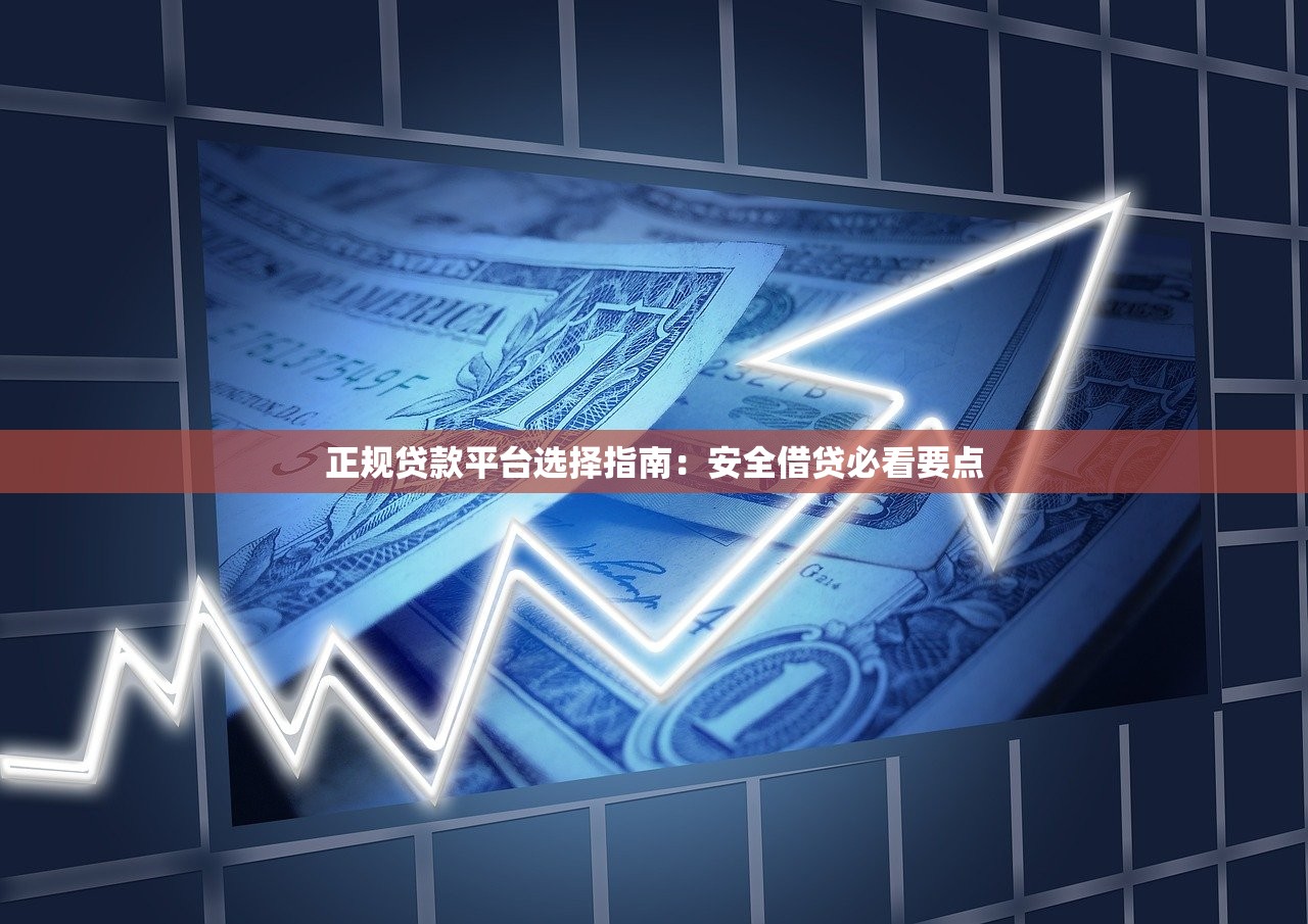 正规贷款平台选择指南：安全借贷必看要点