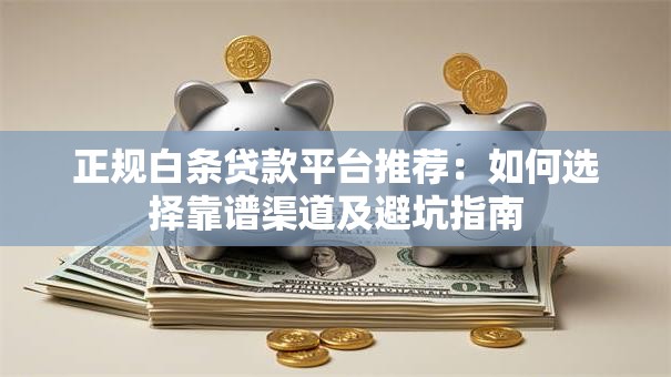 正规白条贷款平台推荐：如何选择靠谱渠道及避坑指南