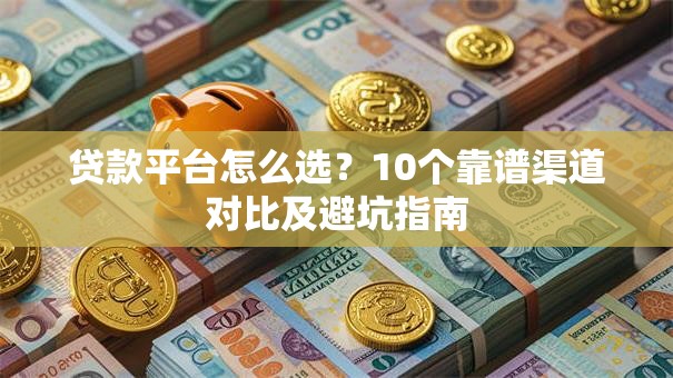 贷款平台怎么选？10个靠谱渠道对比及避坑指南