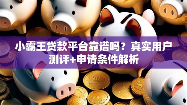 小霸王贷款平台靠谱吗？真实用户测评+申请条件解析