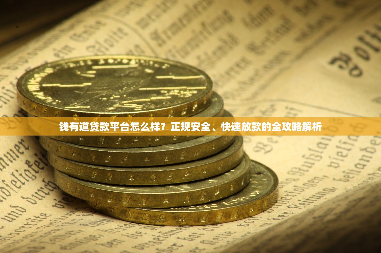 钱有道贷款平台怎么样？正规安全、快速放款的全攻略解析