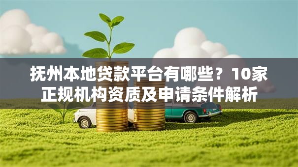抚州本地贷款平台有哪些？10家正规机构资质及申请条件解析