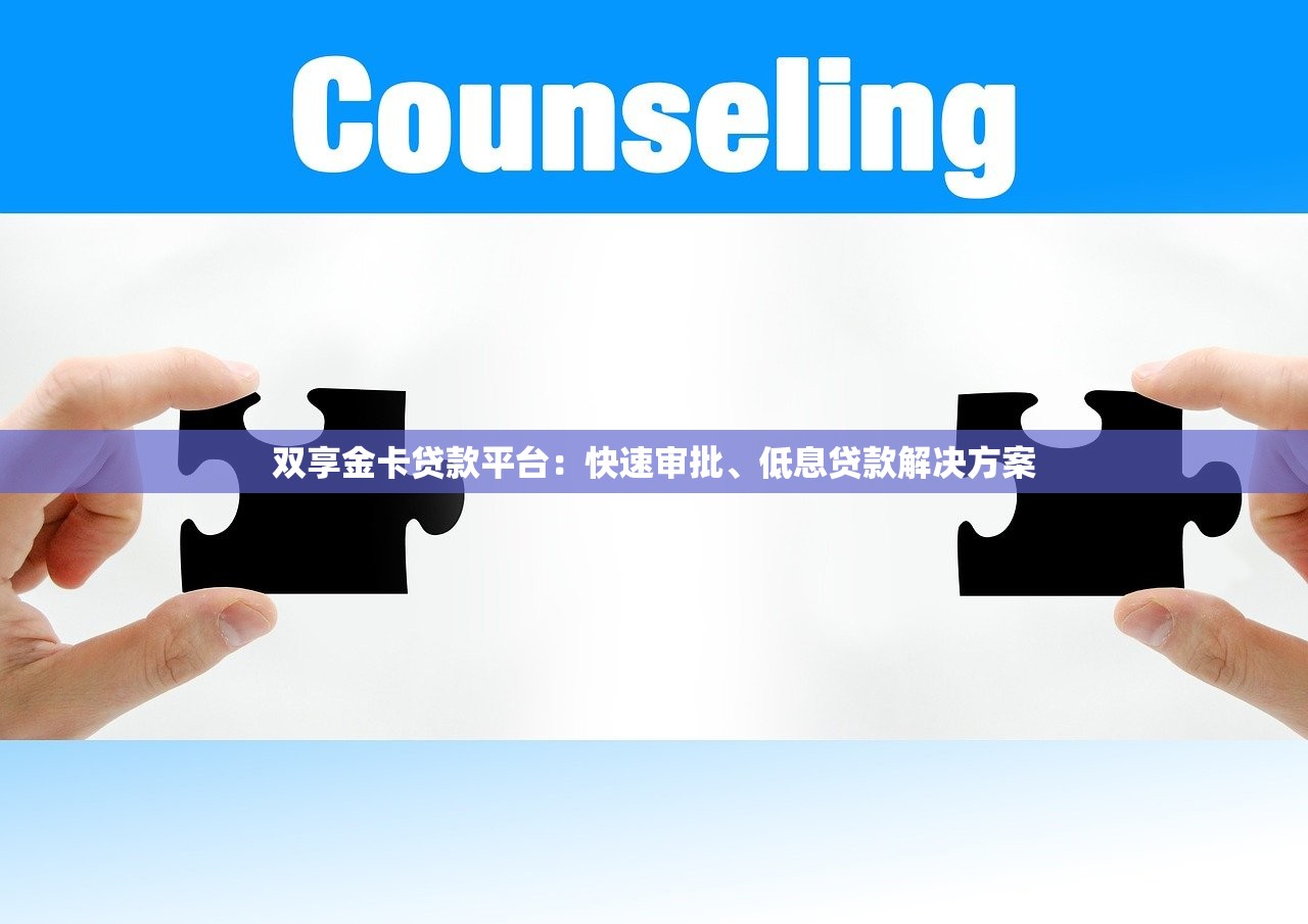 双享金卡贷款平台：快速审批、低息贷款解决方案