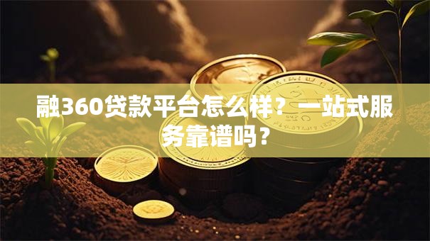 融360贷款平台怎么样？一站式服务靠谱吗？