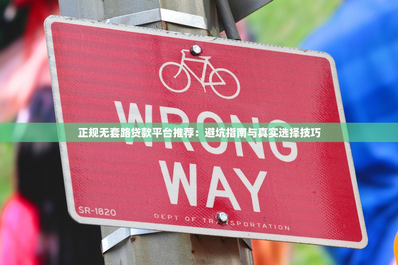 正规无套路贷款平台推荐:避坑指南与真实选择技巧 正规无套路贷款平台推荐:避坑指南与真实选择技巧