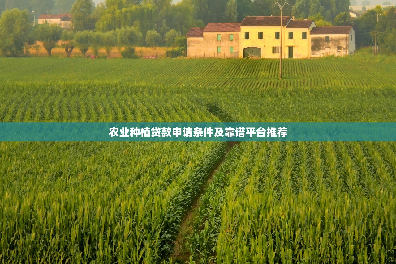 农业种植贷款申请条件及靠谱平台推荐 农业种植贷款申请条件及靠谱平台推荐