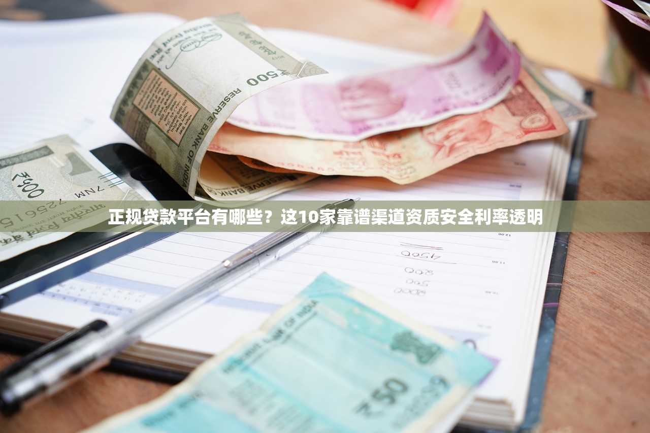 正规贷款平台有哪些?这10家靠谱渠道资质安全利率透明 正规贷款平台有哪些?这10家靠谱渠道资质安全利率透明