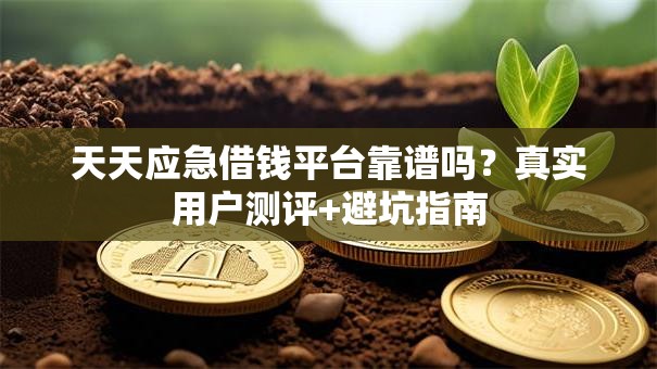天天应急借钱平台靠谱吗？真实用户测评+避坑指南