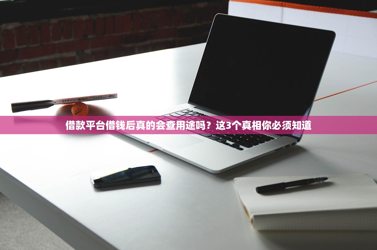 借款平台借钱后真的会查用途吗？这3个真相你必须知道