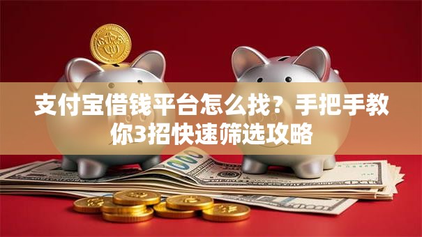 支付宝借钱平台怎么找？手把手教你3招快速筛选攻略