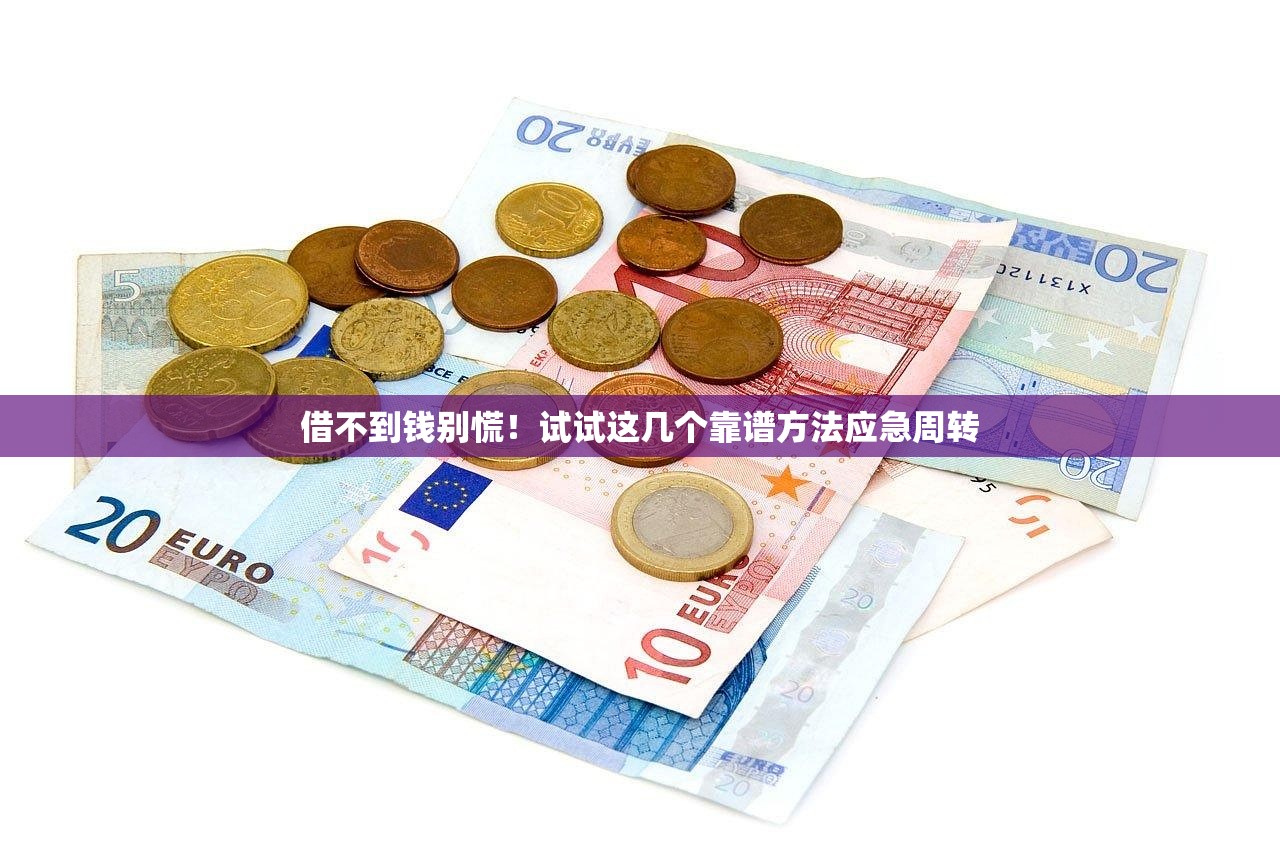 借不到钱别慌!试试这几个靠谱方法应急周转 借不到钱别慌!试试这几个靠谱方法应急周转