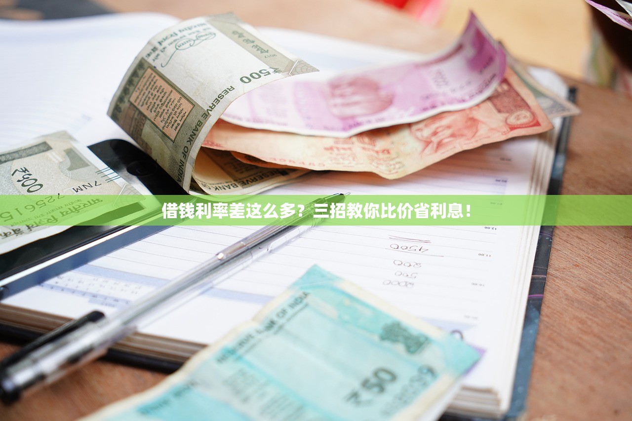 借钱利率差这么多？三招教你比价省利息！