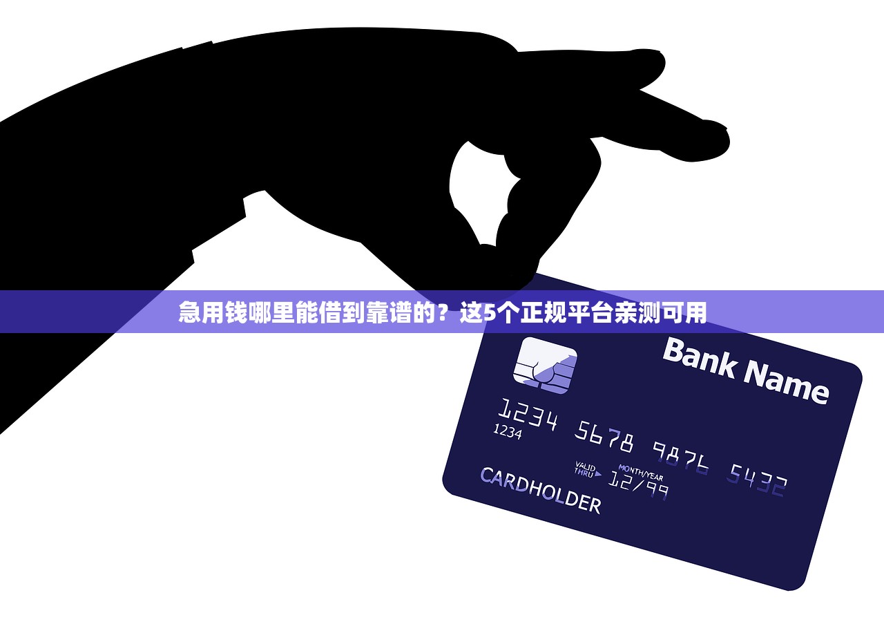 急用钱哪里能借到靠谱的？这5个正规平台亲测可用