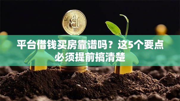 平台借钱买房靠谱吗?这5个要点必须提前搞清楚 平台借钱买房靠谱吗?这5个要点必须提前搞清楚