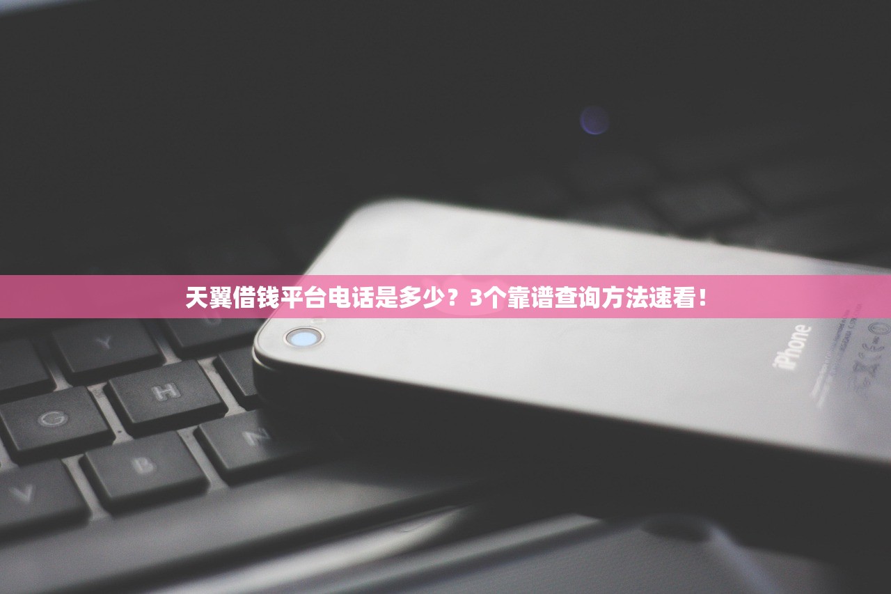 天翼借钱平台电话是多少？3个靠谱查询方法速看！