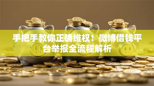 手把手教你正确维权!微博借钱平台举报全流程解析 手把手教你正确维权!微博借钱平台举报全流程解析