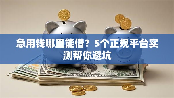 急用钱哪里能借？5个正规平台实测帮你避坑