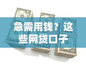 急需用钱?这些网贷口子下款快、额度高,真实推荐! 急需用钱?这些网贷口子下款快、额度高,真实推荐!