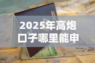 2025年高炮口子哪里能申请?这份攻略带你避坑! 2025年高炮口子哪里能申请?这份攻略带你避坑!