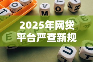 2025年网贷平台严查新规解读:合规整改、风险防范与用户权益保障 2025年网贷平台严查新规解读:合规整改、风险防范与用户权益保障