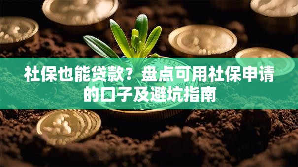 社保也能贷款？盘点可用社保申请的口子及避坑指南