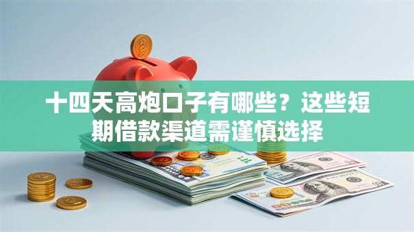 十四天高炮口子有哪些？这些短期借款渠道需谨慎选择