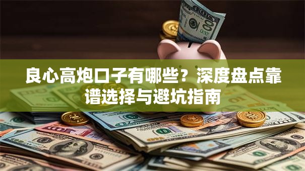 良心高炮口子有哪些?深度盘点靠谱选择与避坑指南 良心高炮口子有哪些?深度盘点靠谱选择与避坑指南