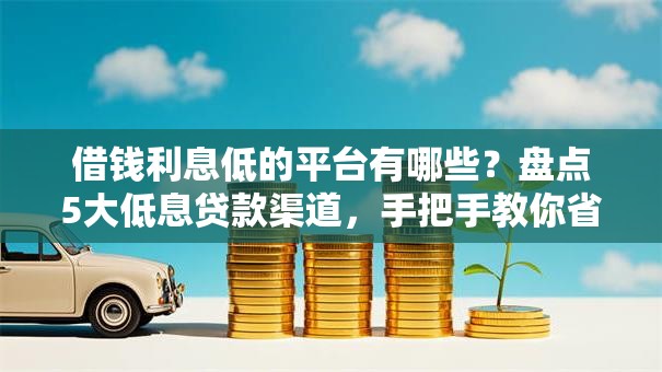 借钱利息低的平台有哪些?盘点5大低息贷款渠道,手把手教你省钱! 借钱利息低的平台有哪些?盘点5大低息贷款渠道,手把手教你省钱!