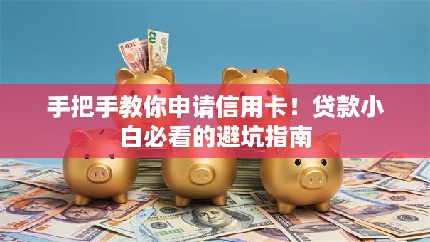 手把手教你申请信用卡!贷款小白必看的避坑指南 手把手教你申请信用卡!贷款小白必看的避坑指南