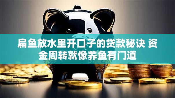 扁鱼放水里开口子的贷款秘诀 资金周转就像养鱼有门道