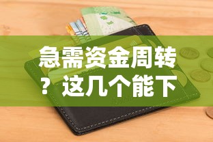 急需资金周转？这几个能下款的口子别错过！真实评测+申请攻略