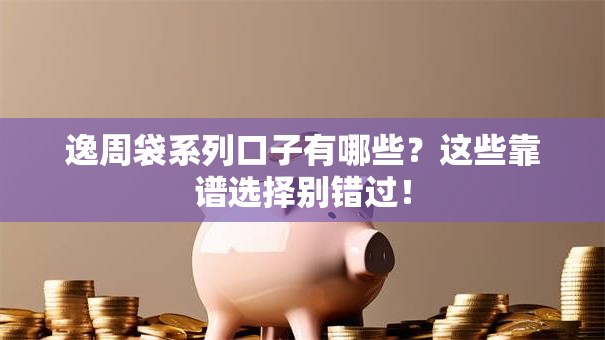 逸周袋系列口子有哪些？这些靠谱选择别错过！