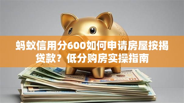 蚂蚁信用分600如何申请房屋按揭贷款？低分购房实操指南
