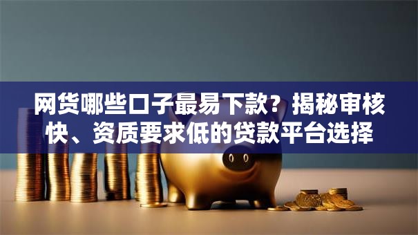 网货哪些口子最易下款？揭秘审核快、资质要求低的贷款平台选择攻略