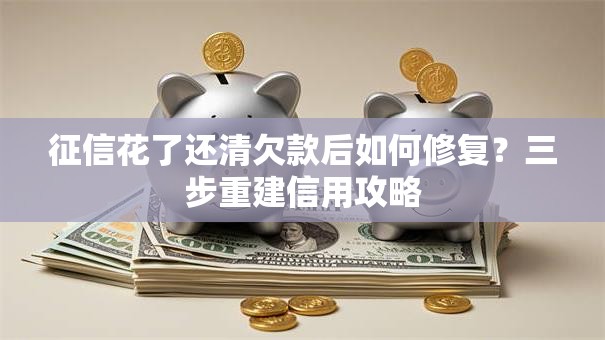 征信花了还清欠款后如何修复？三步重建信用攻略