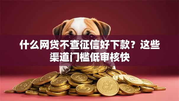 什么网贷不查征信好下款？这些渠道门槛低审核快