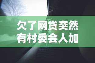 欠了网贷突然有村委会人加微信？该咋办？这些处理方式要记牢